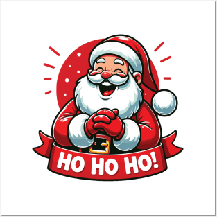 ho ho ho santa Posters and Art